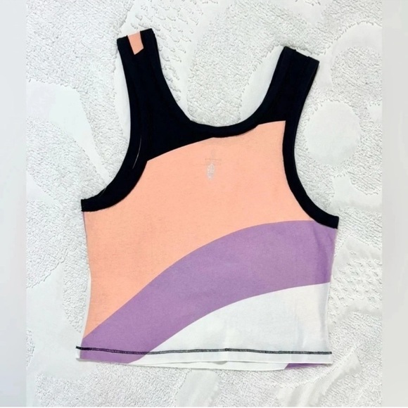 Free People Movement Back To Basics Colorblock Tank Top - Picture 3 of 5